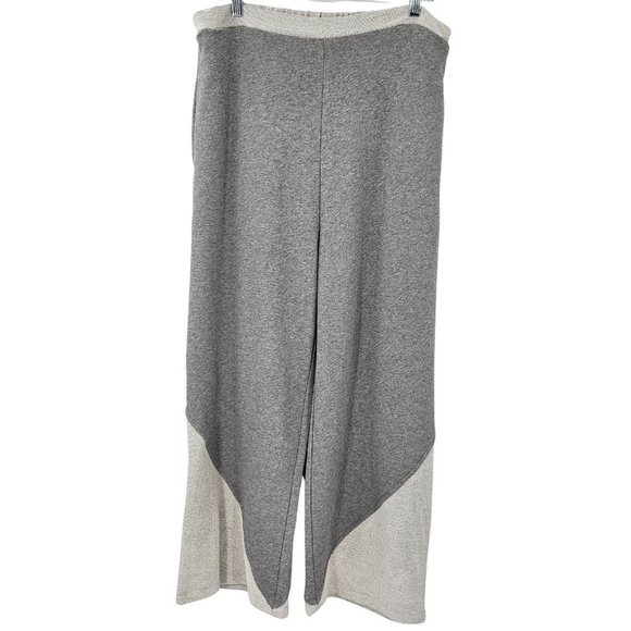 World Market Knit Color Block Wide Leg Pants Gray 
Size L/XL Lounge Wear. - Picture 1 of 11